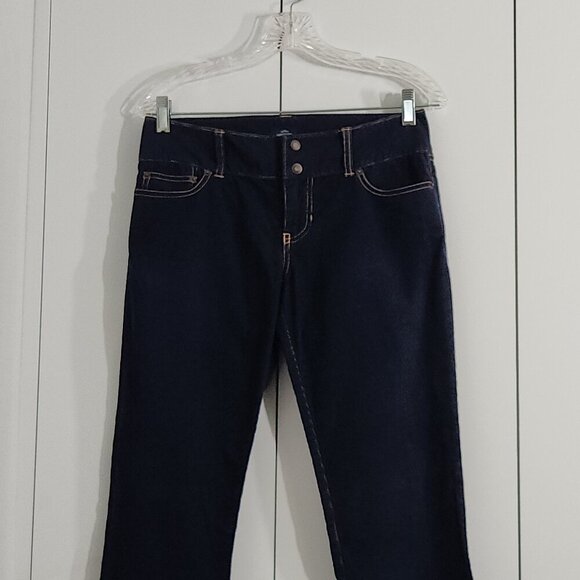 Abercrombie & Fitch Corduroy Pants Womens Size 2 Blue Bootcut 100% Cotton - Picture 2 of 7